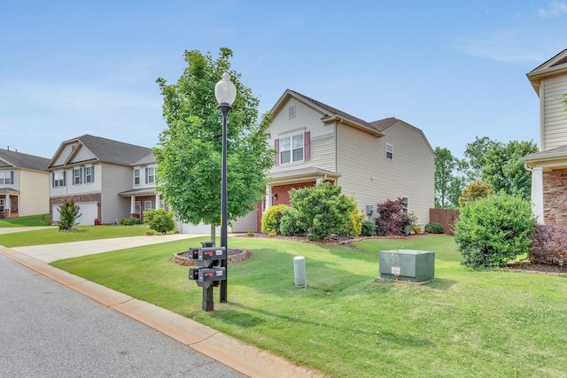 241 Hartleigh, Lyman, SC 29365 - traditional-style home featuring driveway, a front lawn, and a garage
