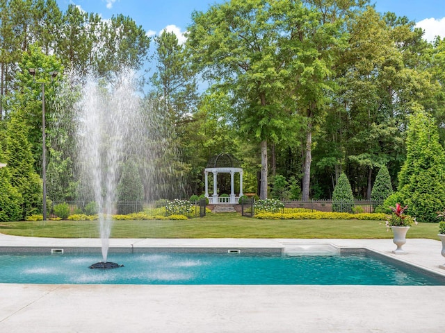 220 Fincher, Pauline, SC 29374 - outdoor pool featuring a gazebo