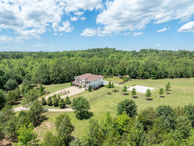 220 Fincher, Pauline, SC 29374 - overview of rural landscape featuring a heavily wooded area