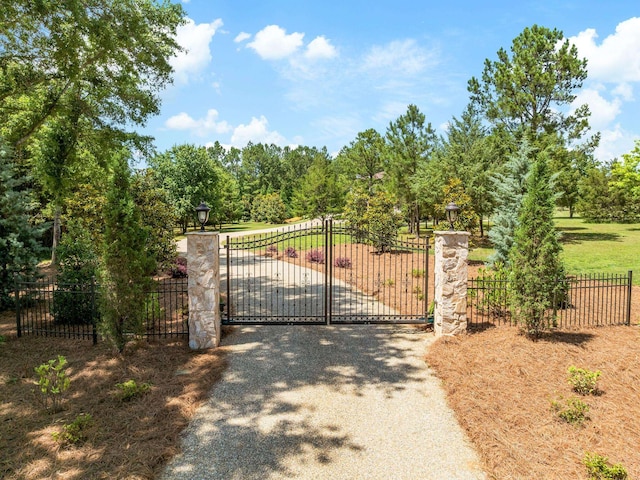 220 Fincher, Pauline, SC 29374 - gate featuring view of scattered trees