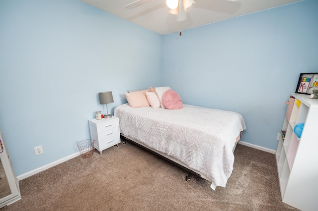 477 Cresthaven, Boiling Springs, SC 29316 - carpeted bedroom featuring baseboards and a ceiling fan