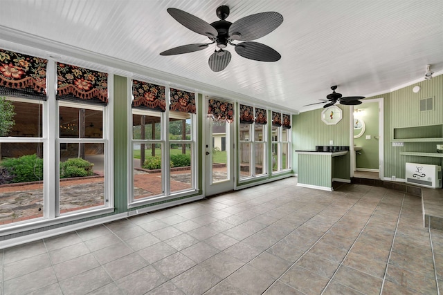 268 Margate, Chesnee, SC 29323 - view of unfurnished sunroom
