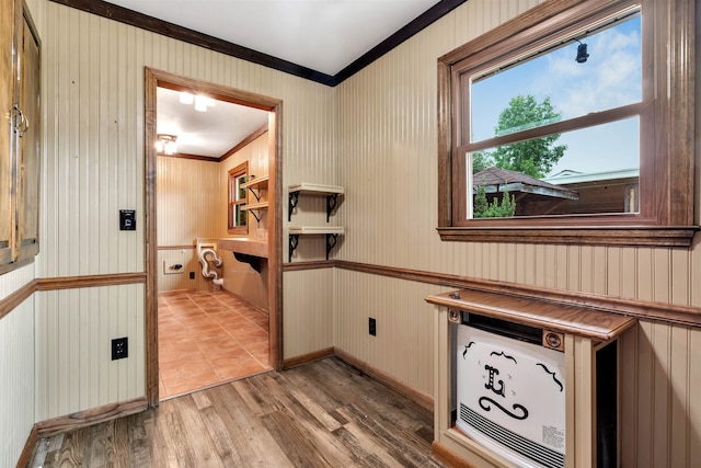 268 Margate, Chesnee, SC 29323 - corridor with crown molding and light wood-style floors