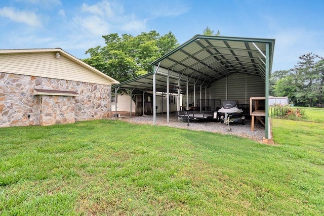 268 Margate, Chesnee, SC 29323 - view of vehicle parking with a carport