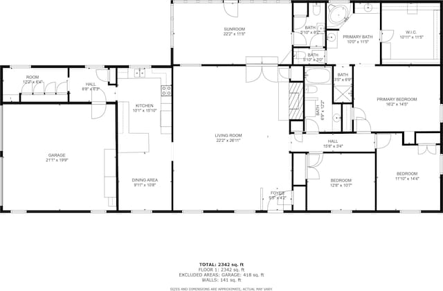 268 Margate, Chesnee, SC 29323 - floor plan / room layout
