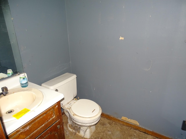 218 Wingo, Wellford, SC 29385 - bathroom with vanity and concrete floors