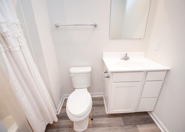 923 Porch Song, Inman, SC 29349 - bathroom with wood finished floors, vanity, and curtained shower