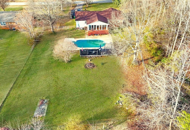 181 Peach, Inman, SC 29349 - aerial view of property and surrounding area featuring a pool