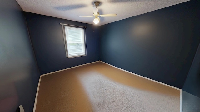 181 Peach, Inman, SC 29349 - unfurnished room featuring ceiling fan, a textured ceiling, and carpet flooring