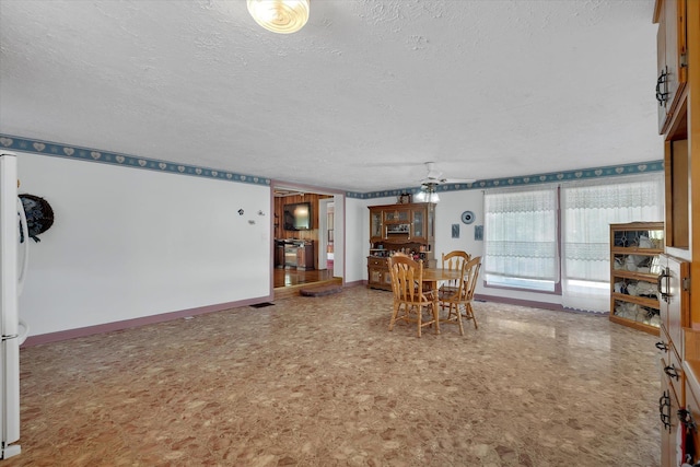 109 Pinewood, Clinton, SC 29325 - dining space with a textured ceiling and baseboards