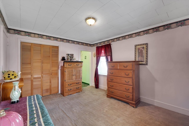 109 Pinewood, Clinton, SC 29325 - bedroom featuring a closet and light colored carpet