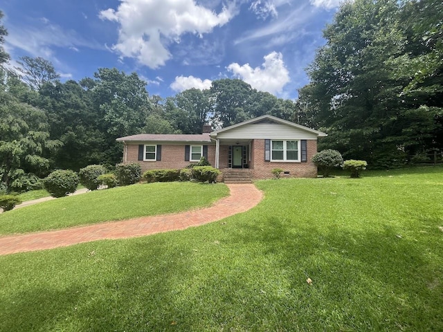 119 Hillside Dr, Gaffney, SC 29340 - ranch-style home with brick siding and a front lawn