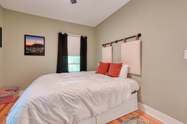 627 Branch, Woodruff, SC 29388 - bedroom with wood finished floors and ceiling fan