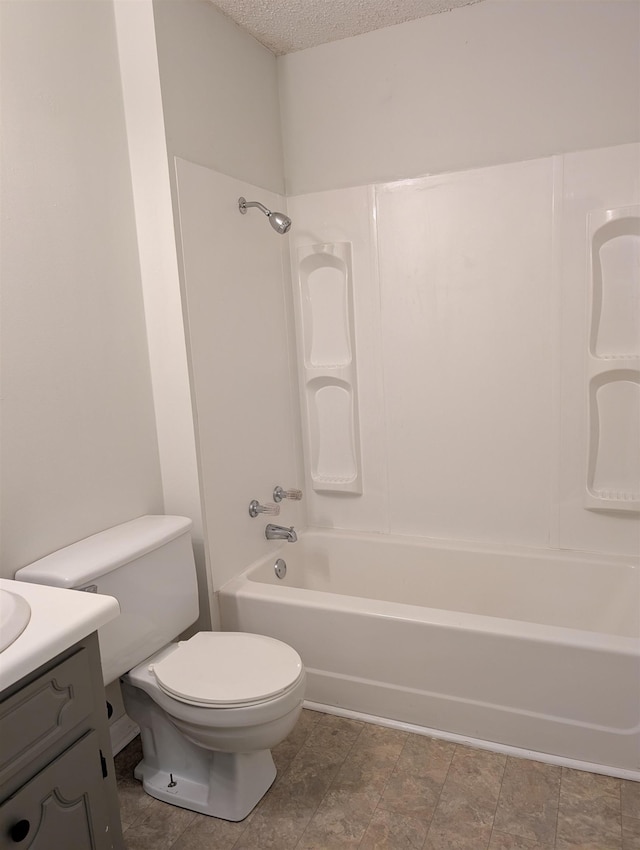 126 Loblolly, Wellford, SC 29385 - full bath with vanity, bathtub / shower combination, and a textured ceiling