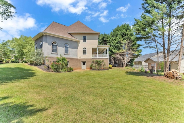 410 Anchorage, Inman, SC 29349 - rear view of house featuring a yard and stucco siding