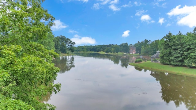 410 Anchorage, Inman, SC 29349 - water view with a gazebo and a heavily wooded area