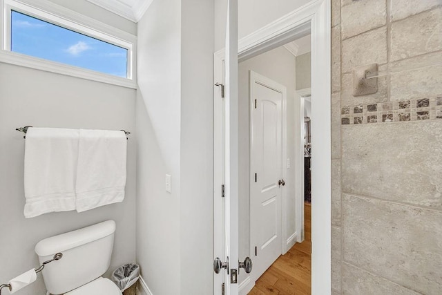 325 Reflection, Lyman, SC 29365 - bathroom featuring crown molding and wood finished floors