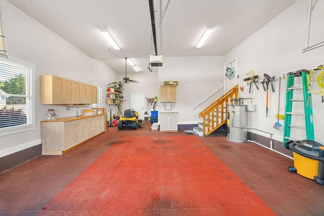 325 Reflection, Lyman, SC 29365 - garage with electric water heater and a garage door opener