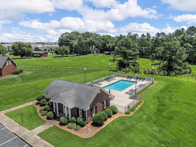 162 Clearcreek, Boiling Springs, SC 29316 - bird's eye view of a pool area