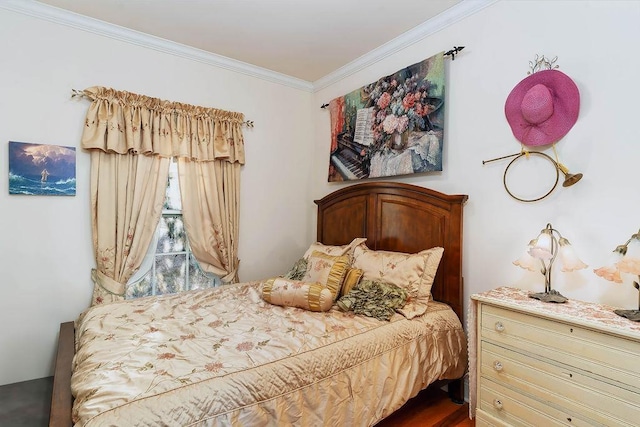 387 Goodview, Hendersonville, NC 28792 - bedroom featuring crown molding