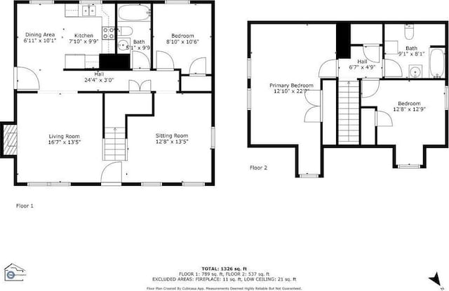 387 Goodview, Hendersonville, NC 28792 - view of floor plan / room layout