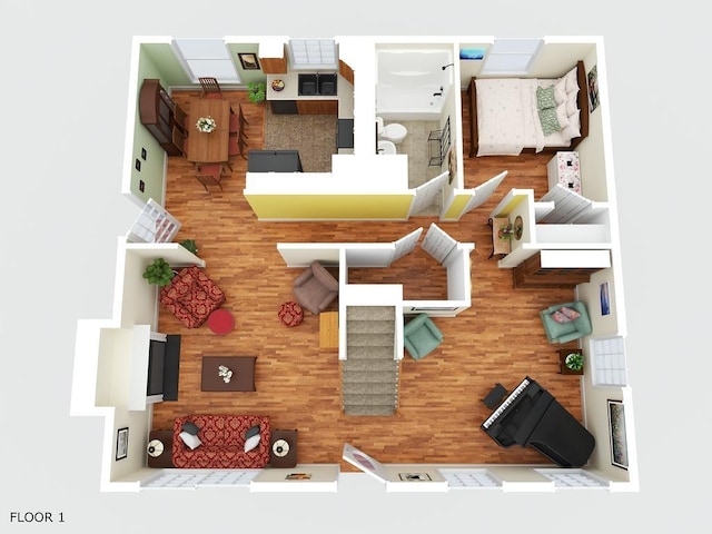 387 Goodview, Hendersonville, NC 28792 - view of home floor plan
