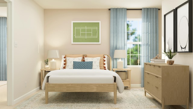 1079 Cleveland Mdws, Spartanburg, SC 29303 - bedroom with baseboards and light carpet