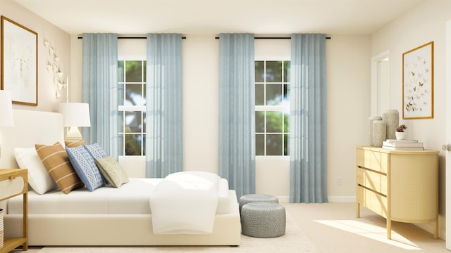 1079 Cleveland Mdws, Spartanburg, SC 29303 - carpeted bedroom featuring multiple windows
