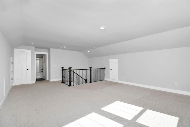 913 Wild Pne, Duncan, SC 29334 - additional living space featuring lofted ceiling, carpet flooring, and recessed lighting