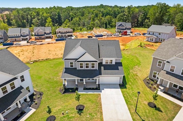913 Wild Pne, Duncan, SC 29334 - aerial view of residential area featuring a heavily wooded area