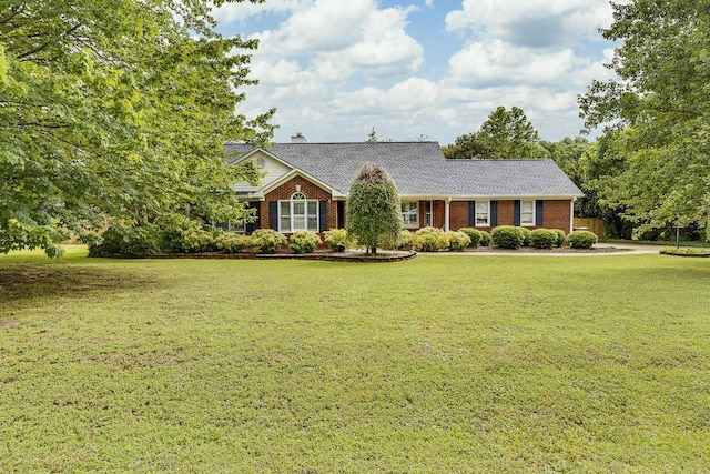 409 Cresthaven, Boiling Springs, SC 29316 - view of front of property featuring a front yard and brick siding