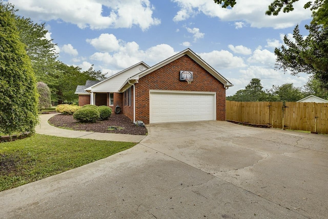 409 Cresthaven, Boiling Springs, SC 29316 - view of front of house featuring brick siding, concrete driveway, and an attached garage