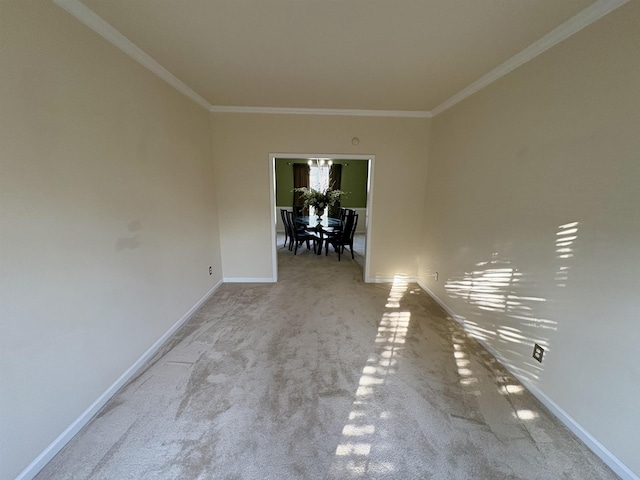 105 Pimmitt Run, Moore, SC 29369 - carpeted spare room featuring crown molding