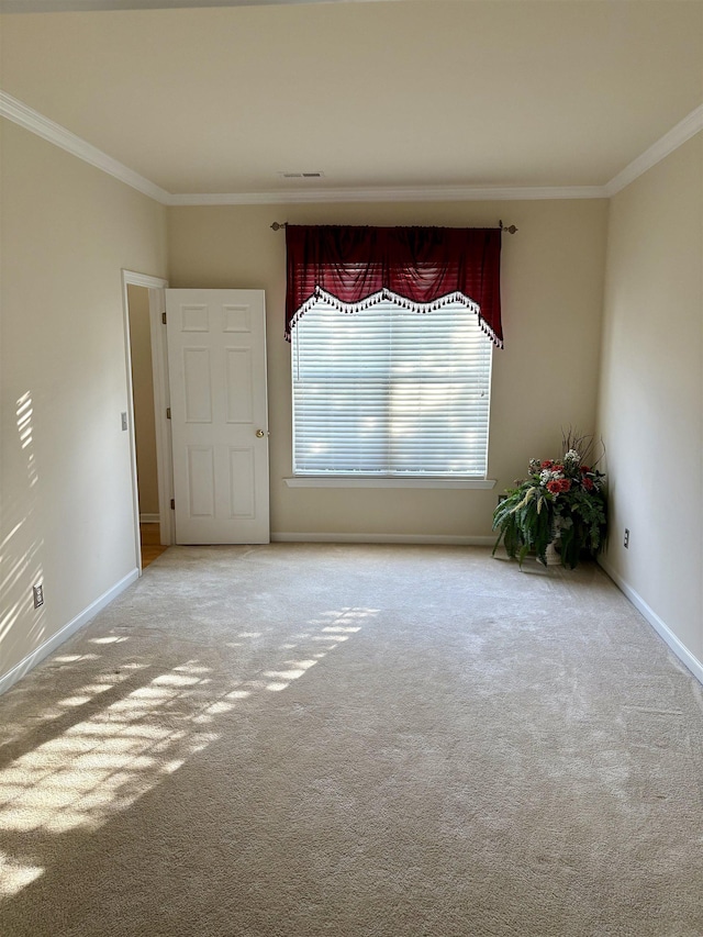 105 Pimmitt Run, Moore, SC 29369 - spare room with crown molding and carpet