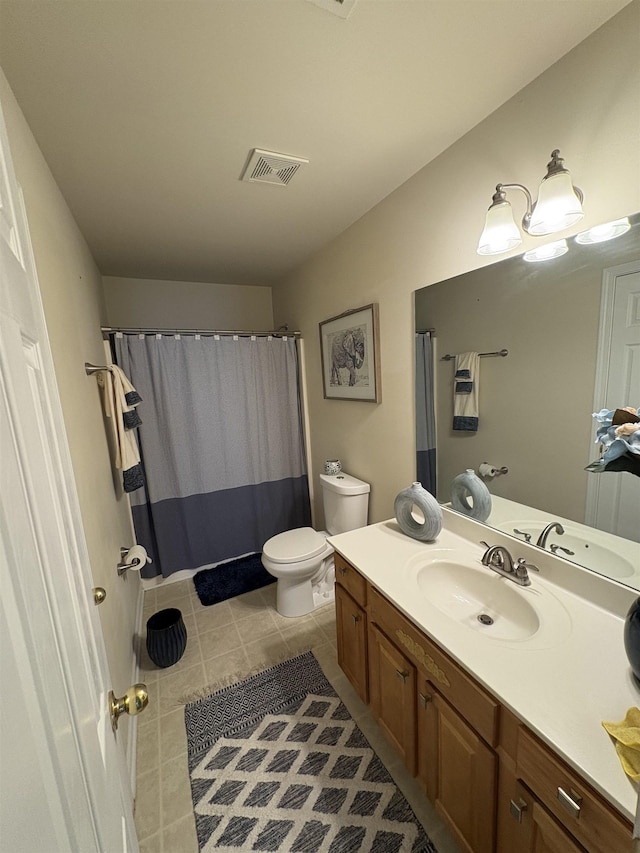 105 Pimmitt Run, Moore, SC 29369 - bathroom featuring vanity, tile patterned flooring, and a shower with shower curtain