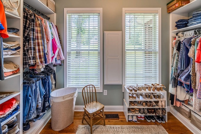 228 Antrim, Moore, SC 29369 - spacious closet featuring wood finished floors