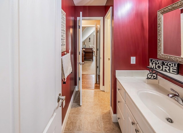 228 Antrim, Moore, SC 29369 - bathroom with tile patterned floors and vanity