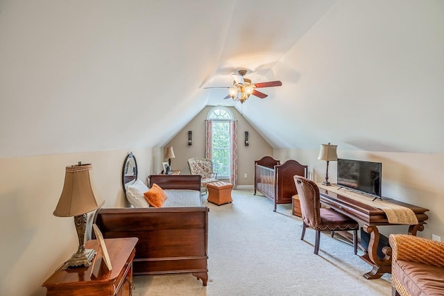 228 Antrim, Moore, SC 29369 - carpeted home office featuring ceiling fan and lofted ceiling