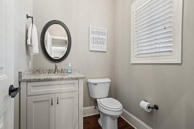 203 Piper Gln, Inman, SC 29349 - half bathroom with wood finished floors and vanity