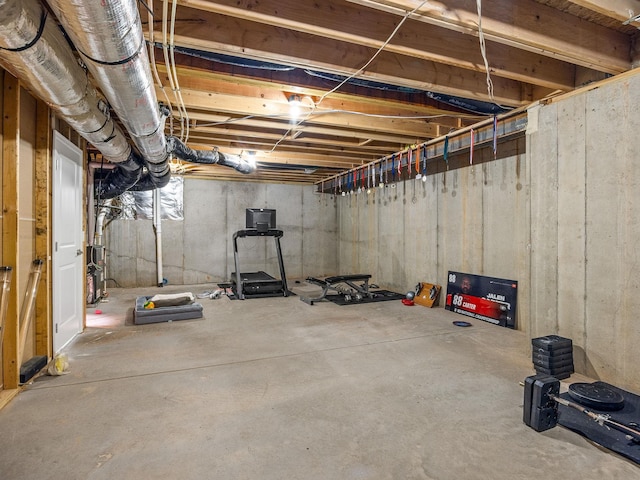 711 Hatwood, Duncan, SC 29334 - view of unfinished basement