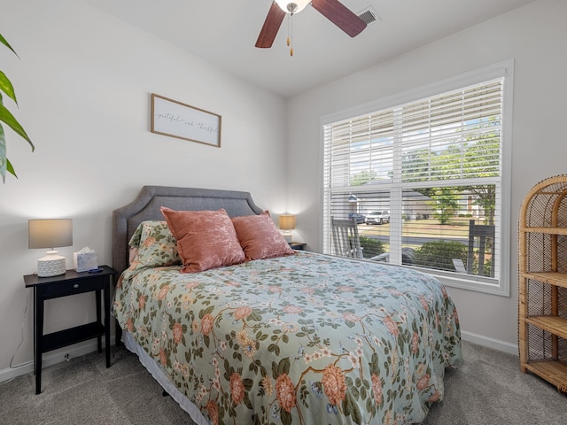 244 Cassingham, Boiling Springs, SC 29316 - carpeted bedroom with multiple windows and ceiling fan