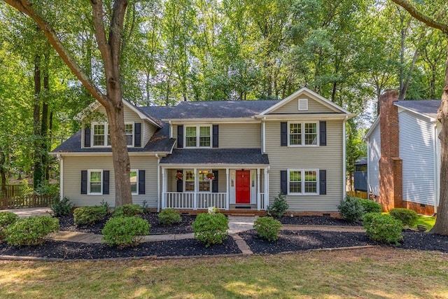 215 E Shefford, Greer, SC 29650 - traditional-style house with covered porch and roof with shingles