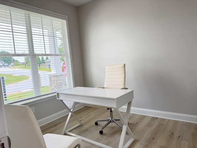 2601 Karkinnen, Moore, SC 29369 - office space with baseboards and light wood-style floors