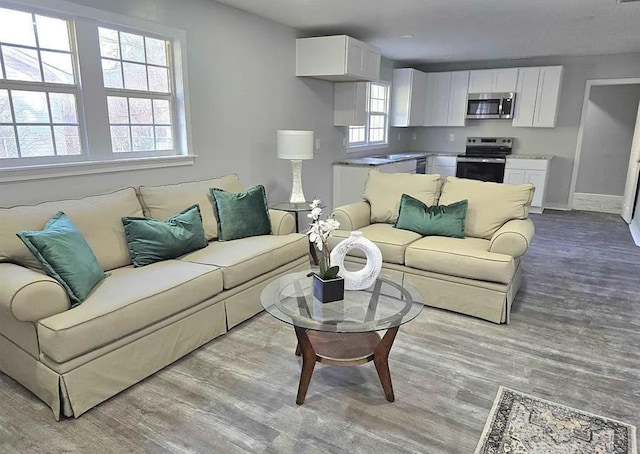 1547 Farley Ave, Spartanburg, SC 29306 - living area with light wood-type flooring