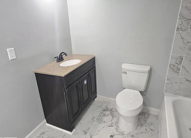 1547 Farley Ave, Spartanburg, SC 29306 - full bath with marble finish flooring, vanity, and a bathtub
