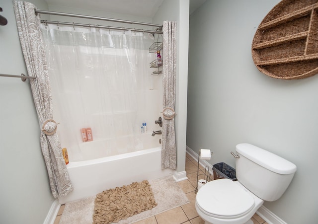 2650 Rainbow Lake Rd, Inman, SC 29349 - bathroom with tile patterned flooring and shower / bathtub combination with curtain