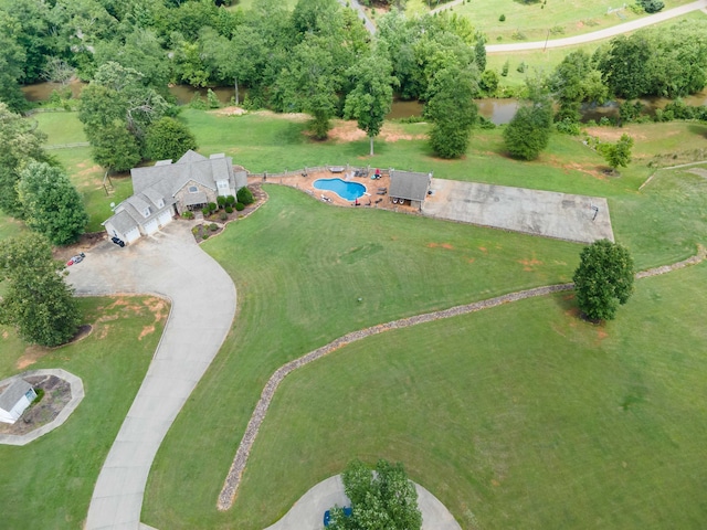 2650 Rainbow Lake Rd, Inman, SC 29349 - aerial overview of property's location featuring a pool