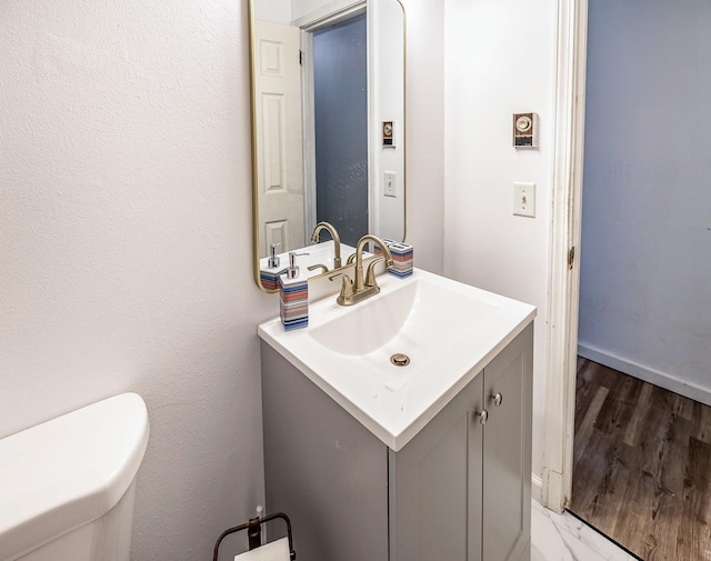 13 Thomas, Williamston, SC 29697 - half bathroom with vanity and toilet