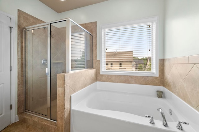 415 Bridge Xing, Simpsonville, SC 29681 - full bathroom with a bath and a shower stall