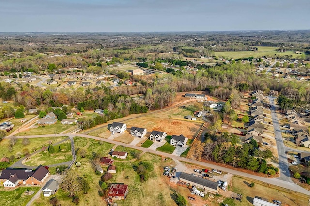 3617 Pennington, Greer, SC 29651 - aerial view of property and surrounding area with nearby suburban area